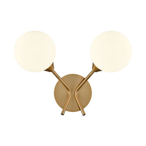Cosmic 2 Wall Light FL2470-2-378 Antique Gold 10W