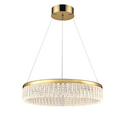 Victoria Single Tier Pendant Light PCH450 Gold 24W 3000K Warm White