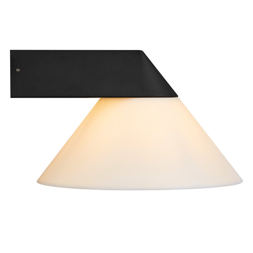 Linas Outdoor Garden Wall Light Black 15W