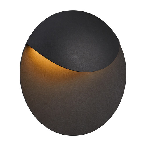 Valopin Outdoor Garden Wall Light Black 3000K Warm White