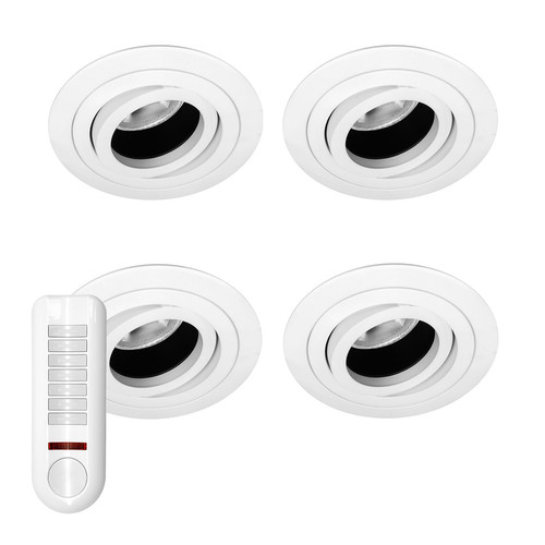 Rock 'n' Roll Adjustable Downlight RGB LED Module Kit White 36W RGB