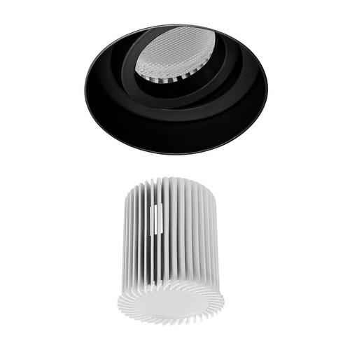 Trimless Round Downlight RGBW LED Module 8.5W RGB+3000K Warm White Black