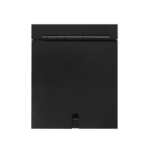Horizon Square Recessed Floor Box Socket Single Matt Black