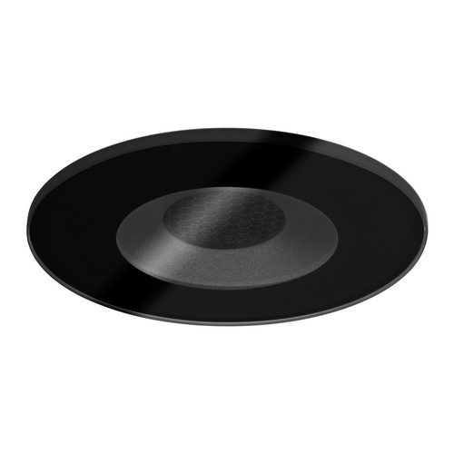 Glass Flush LED Outdoor Downlight Black 6W 3000K Warm White