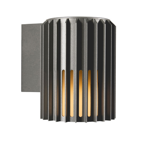 Aludra Seaside Outdoor Garden Wall Light 15W Anthracite