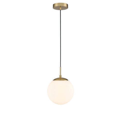 Galaxy 200 Opal Glass Pendant Light PCH426-371 15W Brass / Opal