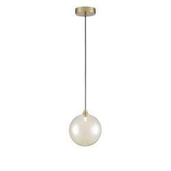 Galaxy 150 Amber Glass Pendant Light PCH424-366 Brass / Amber 5W
