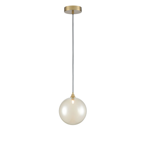 Galaxy 150 Amber Glass Pendant Light PCH424-366 Brass / Amber 5W