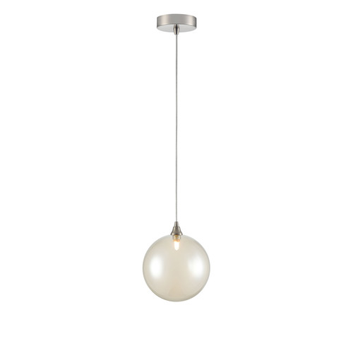 Galaxy 150 Amber Glass Pendant Light PCH244-366 Nickel / Amber 5W