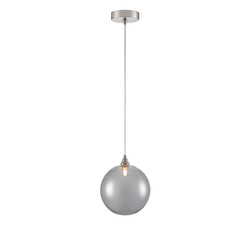 Galaxy 150 Smoked Glass Pendant Light PCH244-365 Nickel / Smoked 5W