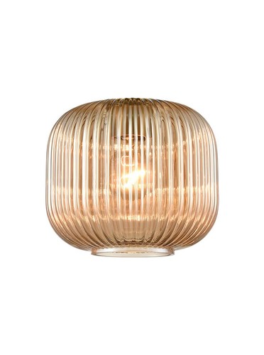 Mezcla 200 Amber Glass Shade Amber 200mm
