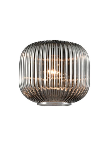 Mezcla 200 Smoked Glass Shade Smoked 200mm