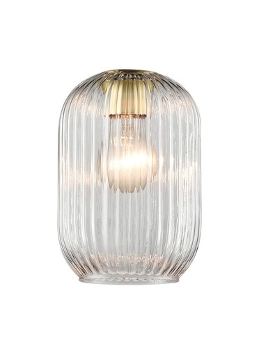 Mezcla 150 Amber Glass Shade Clear 150mm