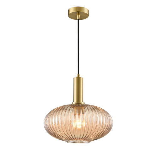 Mezcla 300 Amber Glass Pendant Light PCH461-399 Brass / Amber 15W