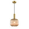 Mezcla 200 Amber Glass Pendant Light PCH461-387 Brass / Amber 15W