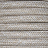 Braided Cloth Round Flex 3 Core Cable 0.75mm² Linen