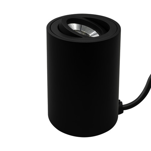 Rock Tube Spot Uplight Black 10W