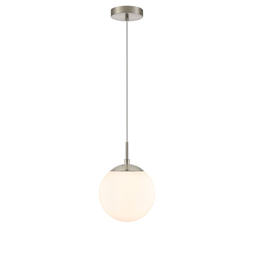 Galaxy 200 Opal Glass Pendant Light PCH425-371 15W Nickel / Opal