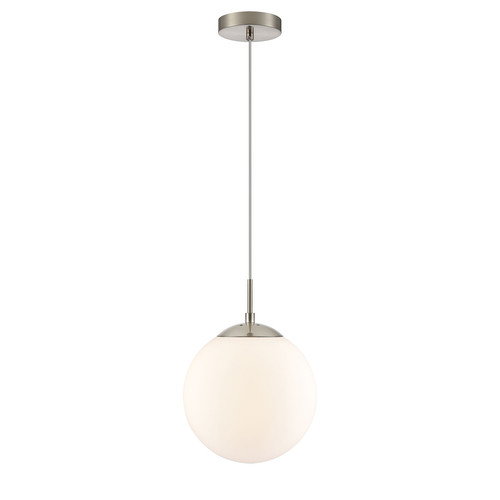 Galaxy 250 Opal Glass Pendant Light PCH425-375 15W Nickel / Opal