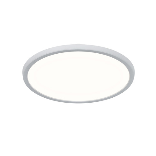 Oja 29 Round Bathroom CCT Selectable Flush Ceiling Light IP54 White 3000K Warm White / 4000K Cool White