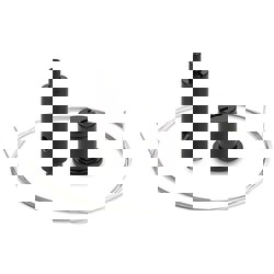 Ceiling Fastener Set Wire Suspension Black