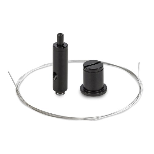Ceiling Fastener Set Wire Suspension Black