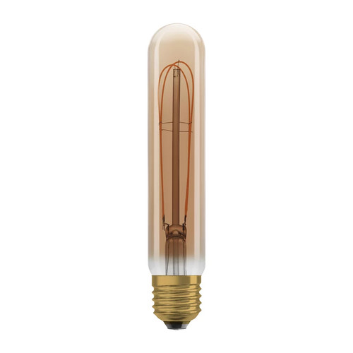 LED Tubular Filament Gold Vintage 470lm 2200K Dimmable Light Bulb ES/E27 4.8W