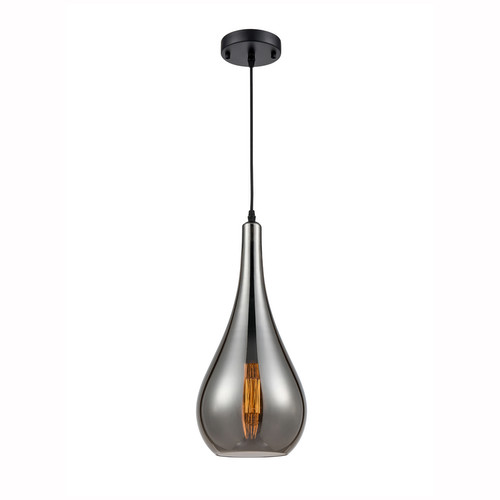 Droplet Pendant Light PCH187 Smoked Black 15W