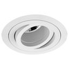 Rock 'n' Roll Adjustable Fire-rated White Baffle Downlight GU10 240V 50W RAL 9003 White