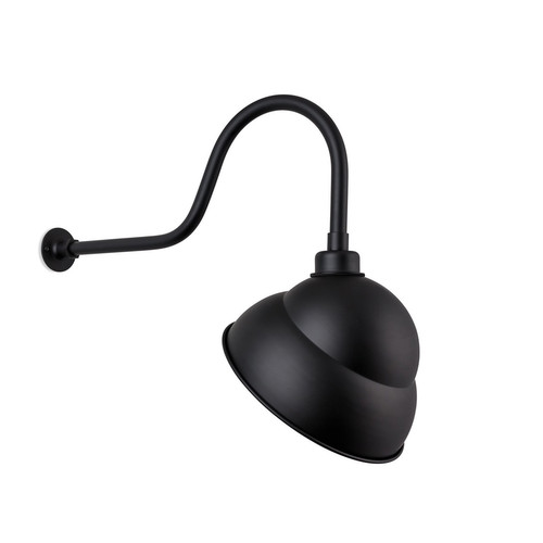 Pub Sign Swan Neck Outdoor Light 150W Black