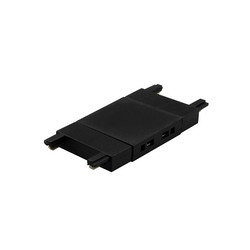 Laser Ultra Slim Magnetic Track 'I' Horizontal Joint 48V Black
