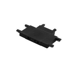 Laser Ultra Slim Magnetic Track 'T' Horizontal Corner Joint 48V Black