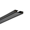 Laser Ultra Slim Magnetic 6mm Surface Track 48V Black 1000mm