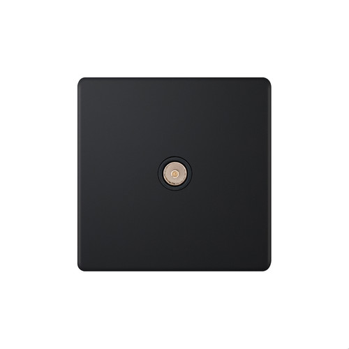 TV Socket Screwless 1 gang 13 amp switch TV socket