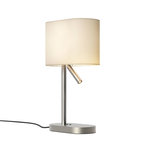 Venn Table Reader Light Matt Nickel 12W + 3.3W 2700K