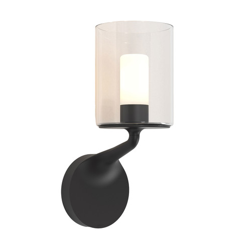 Elena Bathroom Wall Light Matt Black 3.5W