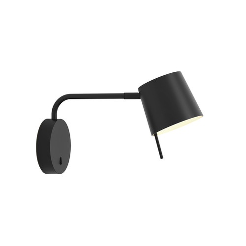 Miura Swing Arm Wall Light Body (Shade Required) Matt Black 7.5W