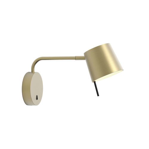 Miura Swing Arm Wall Light Body (Shade Required) Matt Gold 7.5W