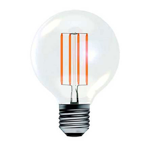 LED Filament Clear Globe 80mm 470lm 2700K Dimmable Light Bulb E27 3.5W
