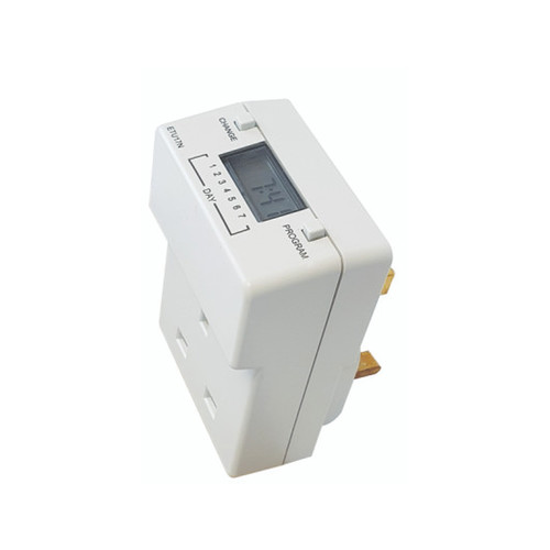 24 Hour/7 Day Slimline Digital Plug-in Time Controller White