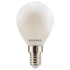 LED Satin Retro Ball 45mm 470lm 2700K Dimmable Light Bulb E14 4.5W