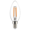 LED Clear Filament Candle Light Bulb 35mm 470lm Dimmable E14 4.5W 2700K Warm White