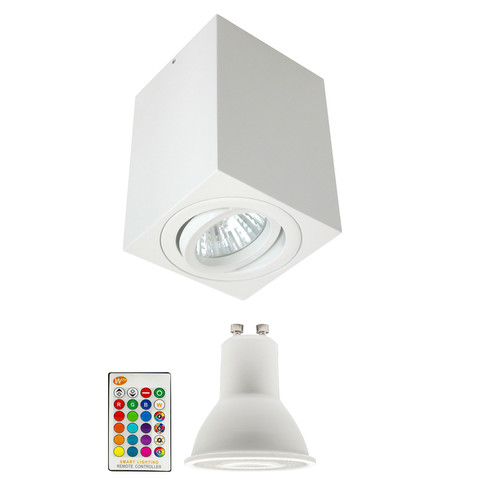 Happy Rock Cube Surfaced Spot Downlight RGB + 3000K Warm White White