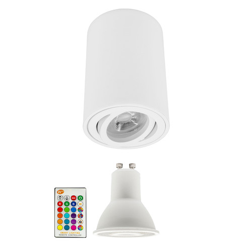 Happy Rock Tube Surfaced Spot Downlight RGB + 3000K Warm White White