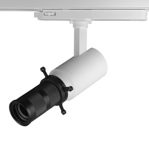 Framing Spotlight  20° - 30° Beam Angle CRI95 LED Track Light Three Circuit 10W 3000K Warm White White and Black