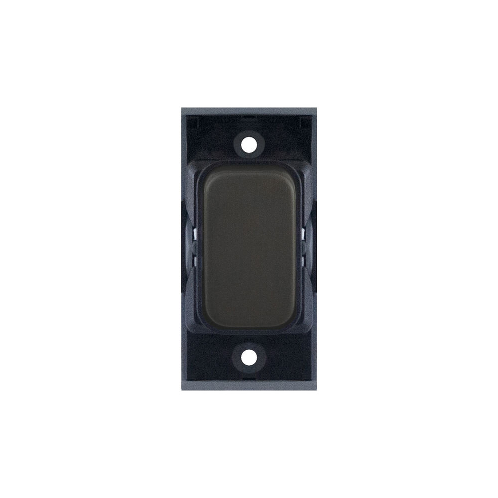 Screwless Rocker Switch Module 1 gang 20amp Intermediate Dark Bronze ...