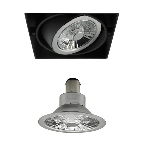 Grid Trimless Single LED Series 2 AR70 8W Warm White (2700K) Downlight incl. Driver 10° Black