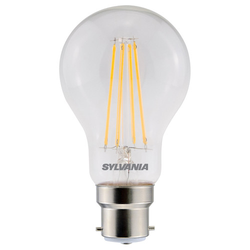 BC LED Clear 806lm 240V Dimmable Light Bulb 7W 2700K Warm White
