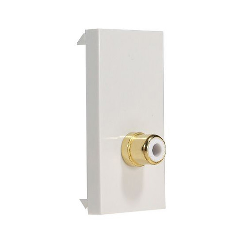 Euro Audio Visual Modules Phono (Female) Module (RCA) White
