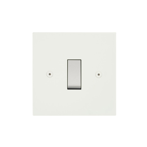 Horizon Square Rocker Switch 1 gang 20 amp 2 way Matt White